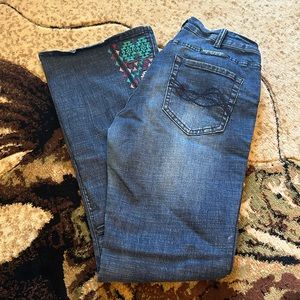 Cowgirl Tuff Southwest Trouser Jean 31 x 33